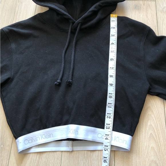 Calvin Klein x Kith Cropped Hoodie in Black Women’s Size XS - Picture 9 of 10